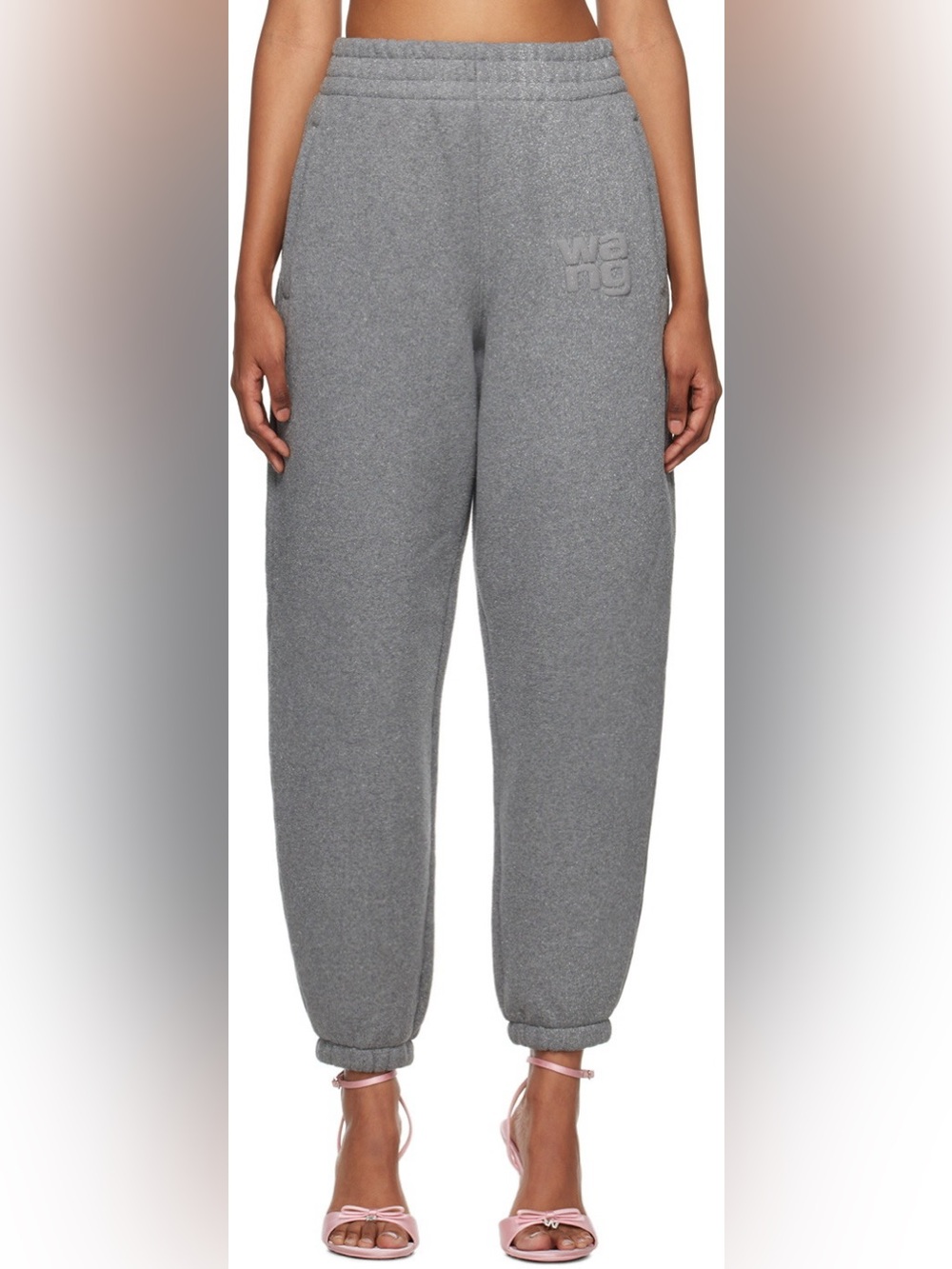 Alexander Wang Glitter Essential Terry Sweatpant